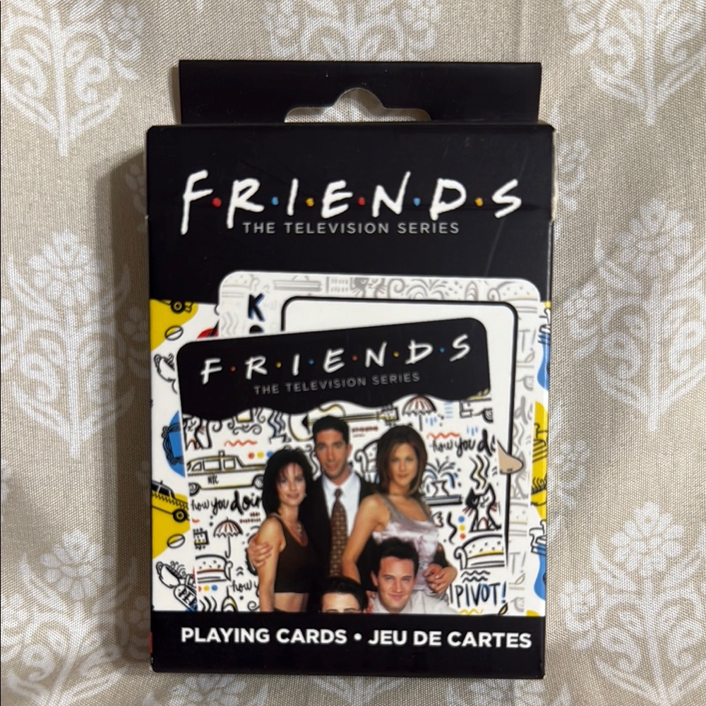 FRIENDS Playing Cards - Black, White, Yellow, Blue